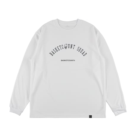 “BC SQUAD” LONG T-SHIRT / WHITE