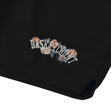 “BLOOM” XTRA SHORTS / BLACK