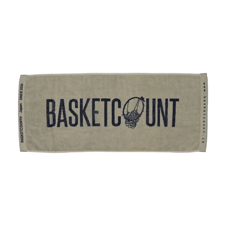LOGO FACE TOWEL  / OFFWHITE&NAVY