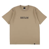 "LOGO" COTTON T-SHIRT <DAILY USE> / BEIGE