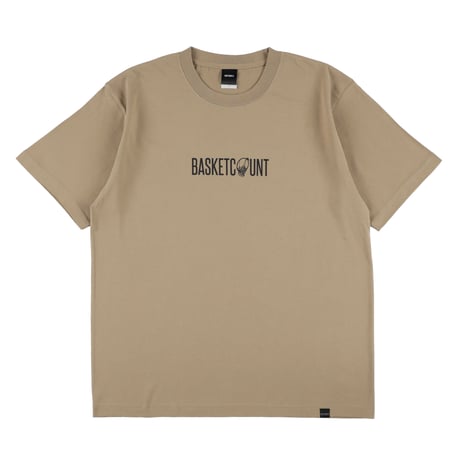 "LOGO" COTTON T-SHIRT <DAILY USE> / BEIGE