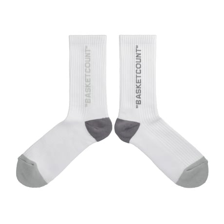 COMFORT SOCKS / WHITExGRAY