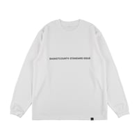 “STANDARD ISSUE” LONG T-SHIRT / WHITE