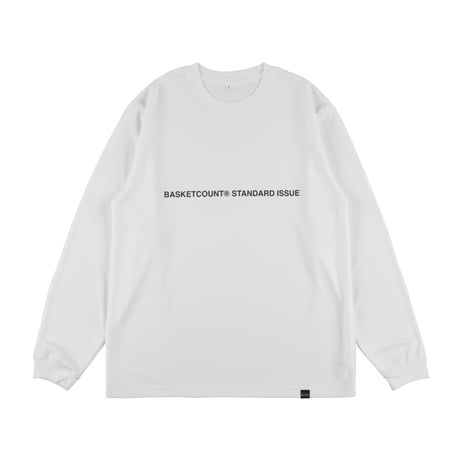 “STANDARD ISSUE” LONG T-SHIRT / WHITE
