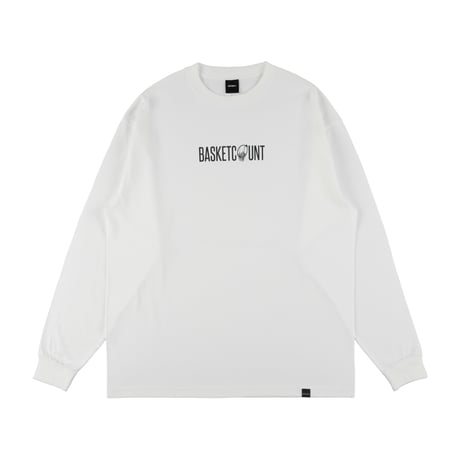 “LOGO” COTTON LONG T-SHIRT / WHITE