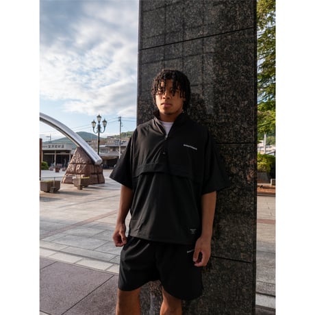 LIGHT URBAN DRIFT HALF JACKET / ALL BLACK