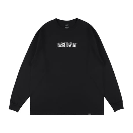 “LOGO” COTTON LONG T-SHIRT / BLACK