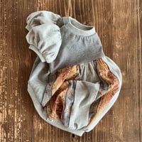 たてパッチのぱふぱふ　　   エスニックフラワー　  k  【Lサイズ】