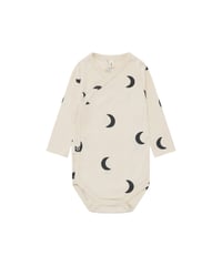 organic zoo/ Undyed Midnight Wrap Bodysuit
