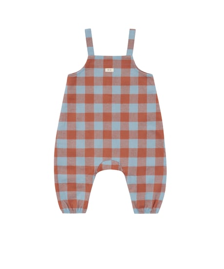 organic zoo/ Maple Gingham Salopettes