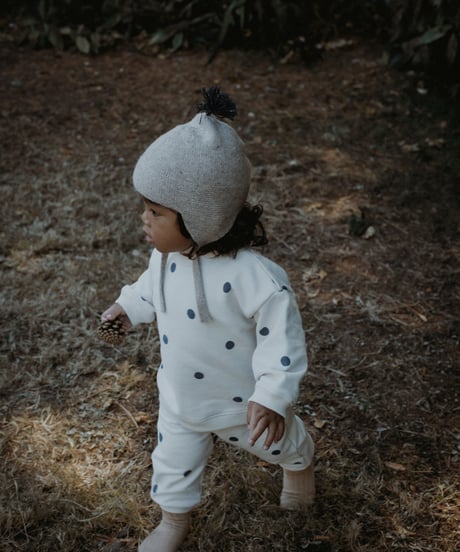 organic zoo/ Fog Blue Dots Sweatpants GOTS