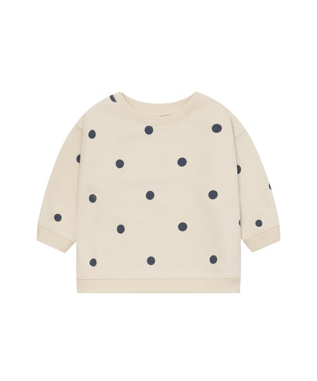organic zoo/ Fog Blue Dots Sweatshirt