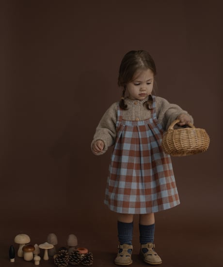 organic zoo/ Maple Gingham Tribe Skirt