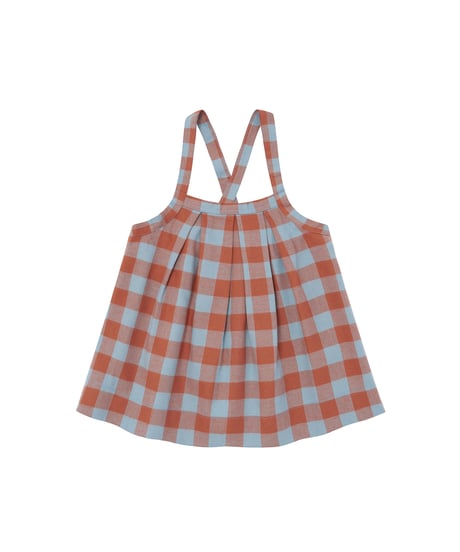 organic zoo/ Maple Gingham Tribe Skirt