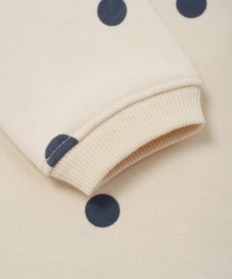 organic zoo/ Fog Blue Dots Sweatshirt