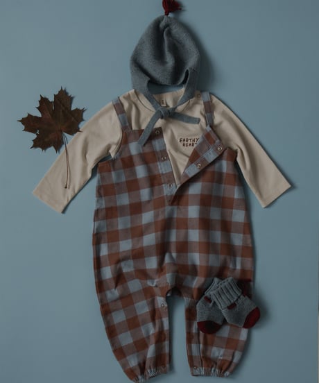 organic zoo/ Maple Gingham Salopettes