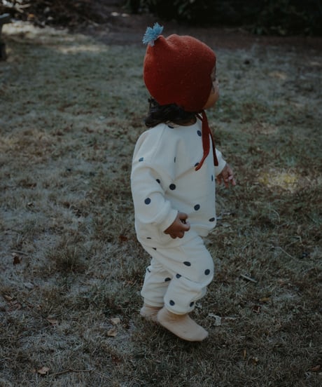 organic zoo/ Fog Blue Dots Sweatpants GOTS