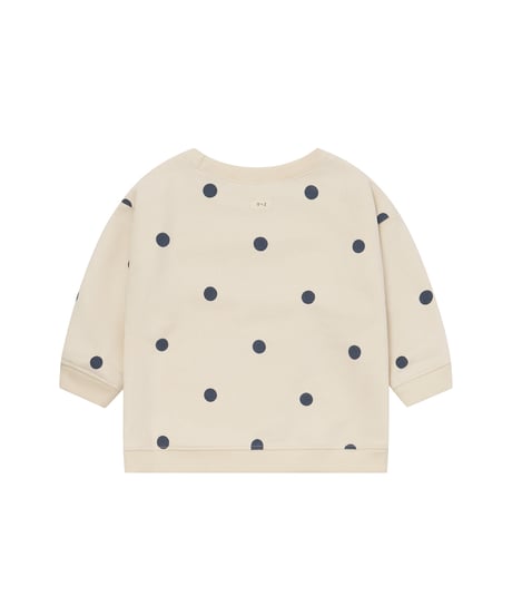 organic zoo/ Fog Blue Dots Sweatshirt