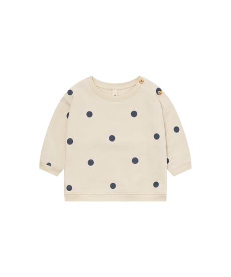 organic zoo/ Fog Blue Dots Sweatshirt