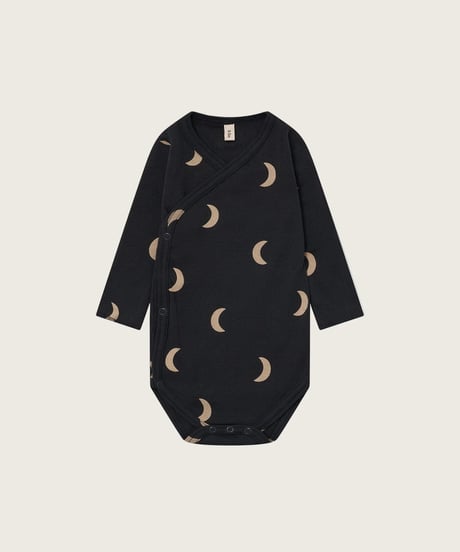 organic zoo/ Charcoal Midnight Wrap Bodysuit