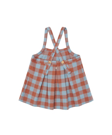 organic zoo/ Maple Gingham Tribe Skirt