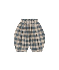 organic zoo/ Fog Blue Gingham Lodge Pants