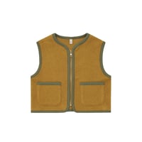 [26AW] Bark Fleece Vest / Organic Zoo