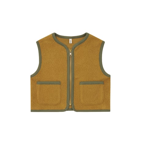 [26AW] Bark Fleece Vest / Organic Zoo