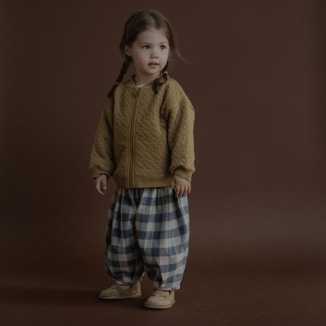 [26AW] Fog Blue Gingham Lodge Pants / Organic Zoo