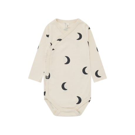 [Core] Undyed Midnight Wrap Bodysuit GOTS / Organic Zoo