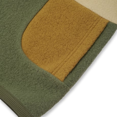 [26AW] Colour Block Fleece Sweater / Organic Zoo