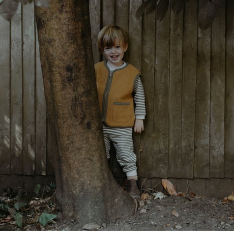 [26AW] Bark Fleece Vest / Organic Zoo