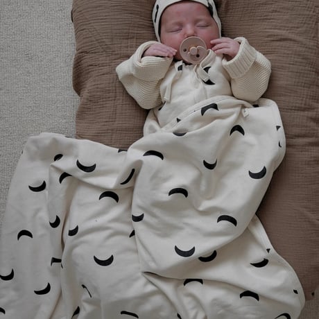 [Core] Undyed Midnight Reversible Blanket GOTS / Organic Zoo