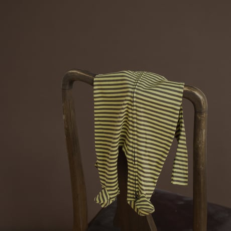 [26AW] Fern Stripes Zip Suit / Organic Zoo