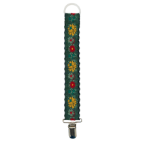 Pacifier Strap [ garden ] / Hippo + Birds