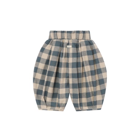 [26AW] Fog Blue Gingham Lodge Pants / Organic Zoo
