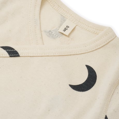 [Core] Undyed Midnight Wrap Bodysuit GOTS / Organic Zoo