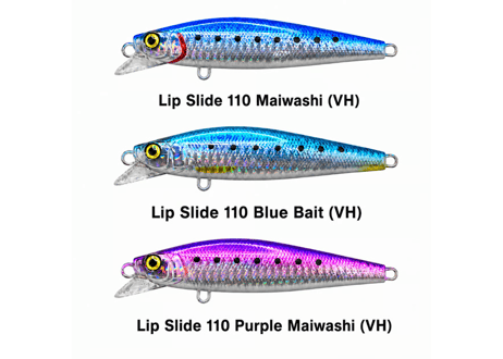 Lip Slide 110mm 38g｜シイラ・青物対応 スライドアクションミノー　台紙レス