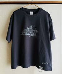 島の海岸｜ファインジャージーボックスTシャツ6.5oz[スミ_S/M］