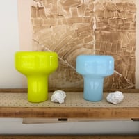 Birbira × qualia glassworks / 凸shape glass vase