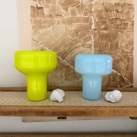 Birbira × qualia glassworks / 凸shape glass vase