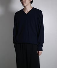 L.L.Bean High gauge V-Neck Knit -3