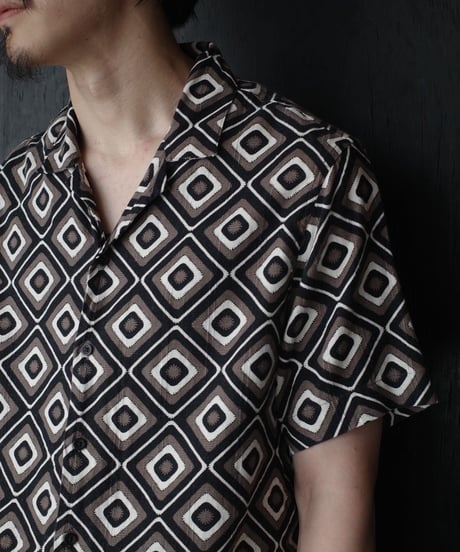 Marks & Spencer S/S Linen Blend Open Collar Shirt -4