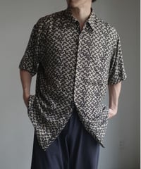 Perry Ellis Rayon Pattern Shirt -1