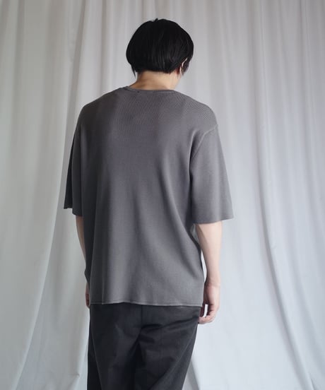 John Smedley Evan Textured Knit T-Shirt #1