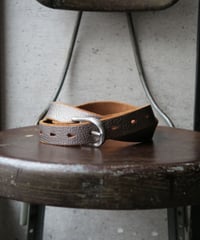 Real Leather Silver Belt -2
