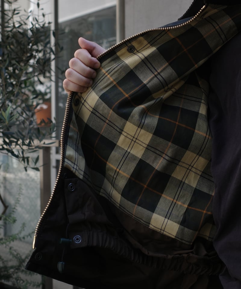 Barbour Transport Wax Blouson Sage | DAMAGEDONE