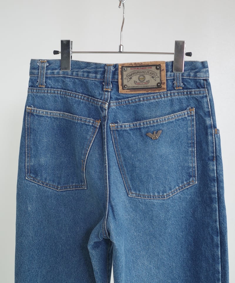 90's Armani Jeans 5-Pockets Denim Pants -Made i