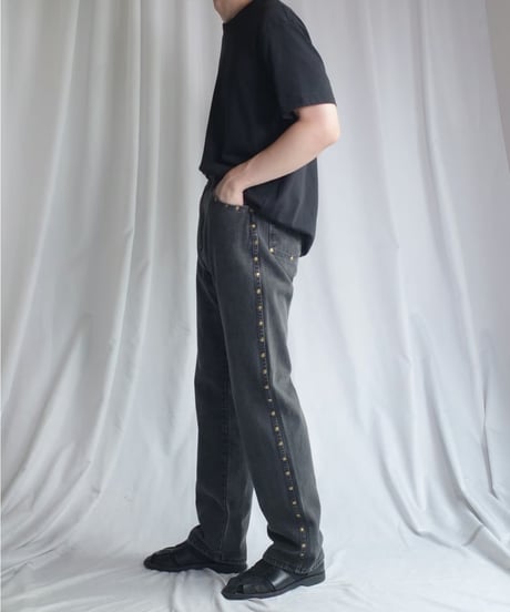Wrangler Studded Black Denim -1