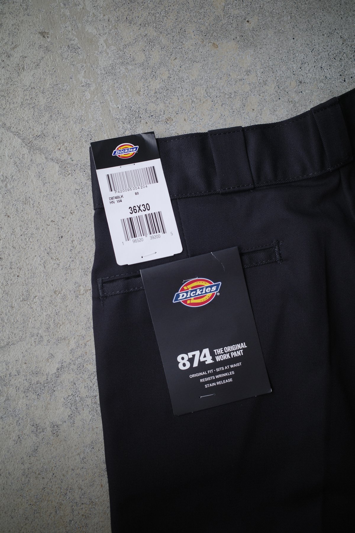Dickies Customized 874 2-Tuck Pants -Black | DA
